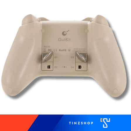 จอยเกมไร้สาย GuliKit Pro Controller NS38 KK3 PRO สีครีม_2